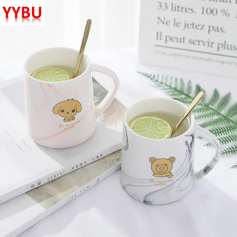YYBU 480ml Ceramic Coffee Mug Cup with Spoon Carton Milk Cups and Mugs Tea Drink Office Creative Ceramic Mugs Coffee Cup YYBU 480ml Ceramic Coffee Mug Cup with Spoon Carton Milk Cups and Mugs Tea Drink Office Creative Ceramic Mugs Coffee Cup