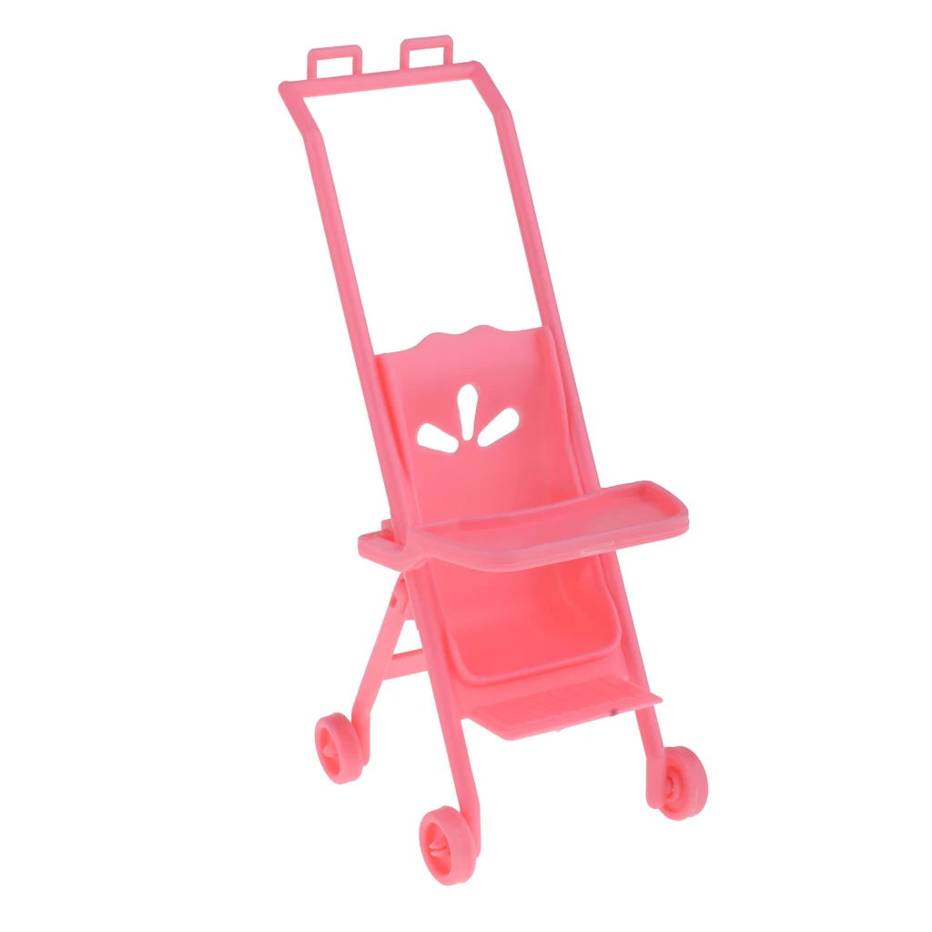 Plastic DIY Baby Kids Nursery Room Play Set Furniture for   Doll House Kids Pretend Play Toys Girls Gifts