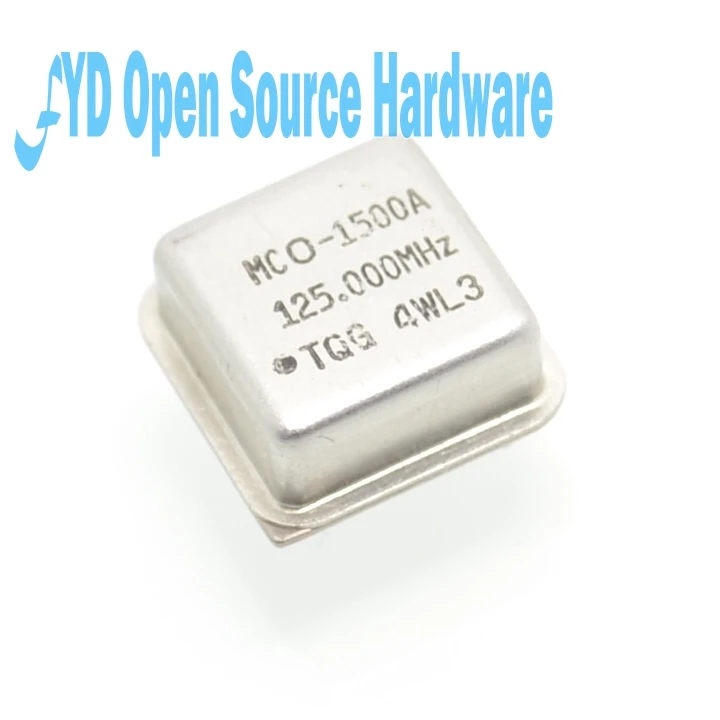 

Inline active crystal oscillator 125MHZ square 125.000MHZ half size (2pcs/lot)