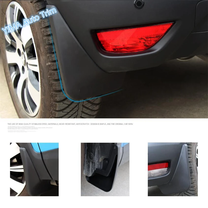 Передняя и тыльная Грязь Брызговики 4 шт для Renault Captur