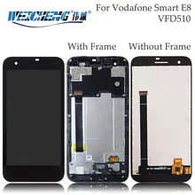 Для Vodafone Smart E8 VFD510 VFD 510 VF510 ЖК-дисплей+ сенсорный экран в сборе с рамкой для VFD510 ЖК-дисплей+ Бесплатные инструменты