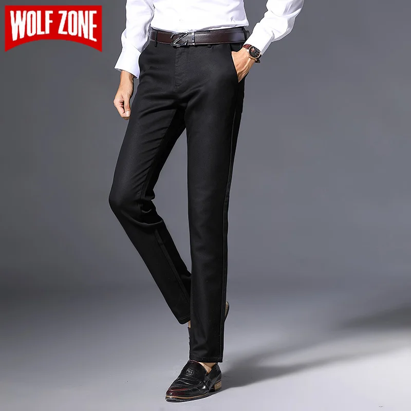 New Arrival Brand Men Pants High Quality Classics Fashion Slim Black