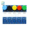 5pcs 12X12MM Big Key Module Big Button Module Light Touch Switch Module with Hat High Level Output for Arduino ► Photo 2/6