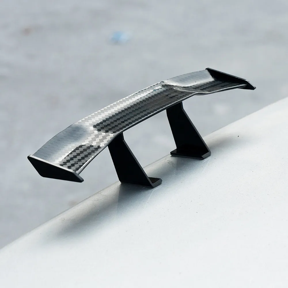 

Car-styling WUPP 6.7inch Car Tail Wing Decoration Carbon Cheap Spoiler Mini Auto Fiber Decoration td815 Dropship