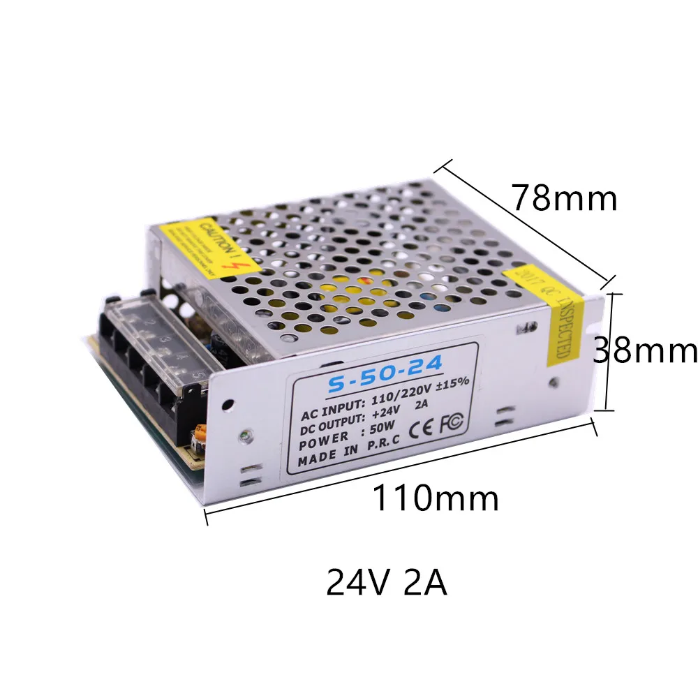 Трансформаторы DC24V 1A 2A 3A 5A 8.5A 10A 15A светодиодный драйвер адаптер 24 Вт/48 Вт 72 Вт 120W 200W 240W 360W импульсный источник Питание