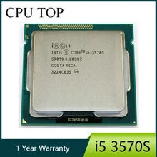 Процессор Intel Core I5 3570S четырехъядерный процессор 3,1 ГГц L3 = 6 м 65 Вт Разъем LGA 1155 настольный процессор работает 100%