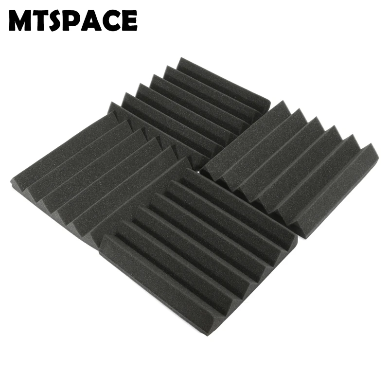 Mtspace 4 Pcs/set 305x305x45mm Soundproofing Foam Acoustic Foam Sound