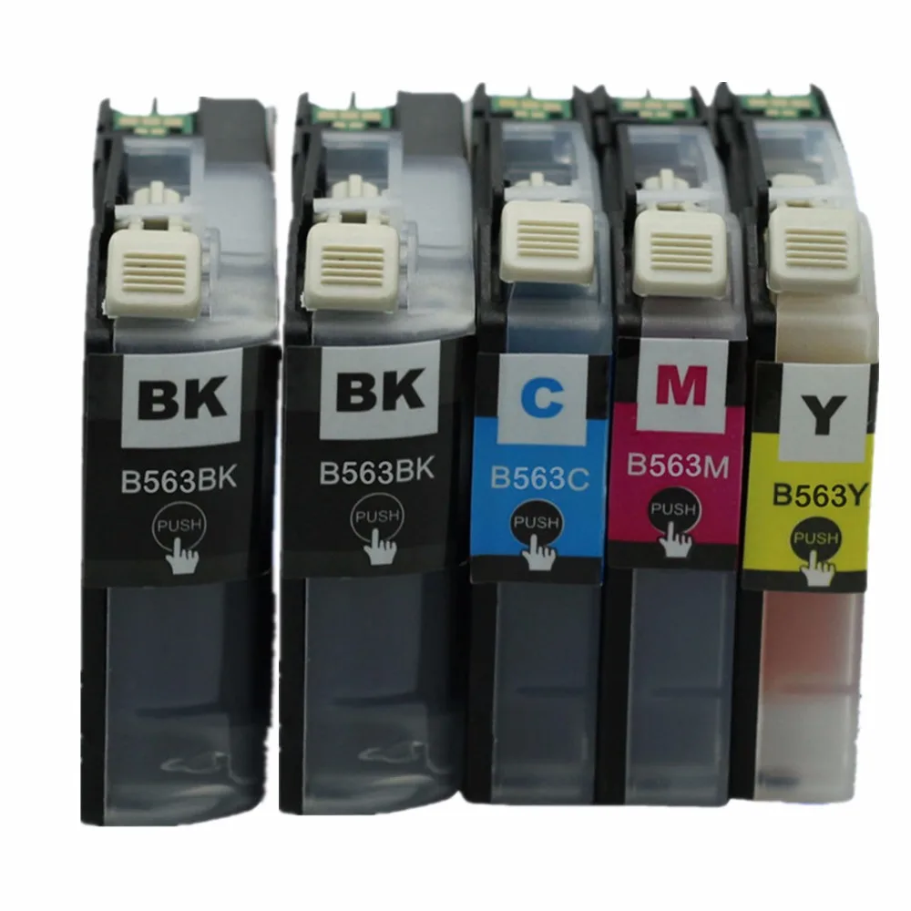 

Replacement LC563 LC-563 LC 563 XL LC563XL Ink Cartridge For MFC-J3520 MFC-J3720 MFCJ2310 MFCJ2510 MFCJ3720