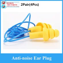 2 Pairs (4 Pcs) 3 M Protetor de Orelha Plugue de Orelha Proteção Auditiva do Ouvido de Redução de Ruído Earplugs Dormir Abafadores de Ruídos natação Protetor