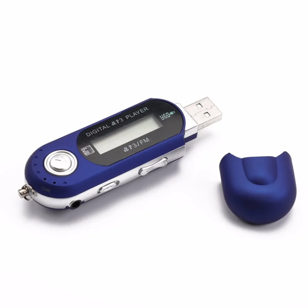 Цифровой мини USB MP3 музыкальный плеер функция FM радио с TF слот для карты ЖК-экран портативный USB флэш-накопитель с наушником Лидер продаж