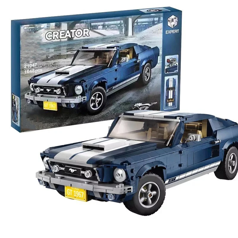 21047 Technic игрушки серии совместимы с MOC 10265 Mustang автомобиль набор строительные блоки кирпичи автомобиль игрушки Дети Рождественские подарки