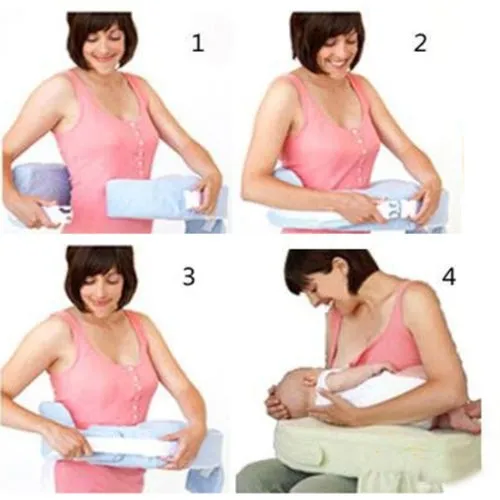 

Nursing Breastfeeding Baby Support Memory Foam Breast Feeding Pillow Adjustable
