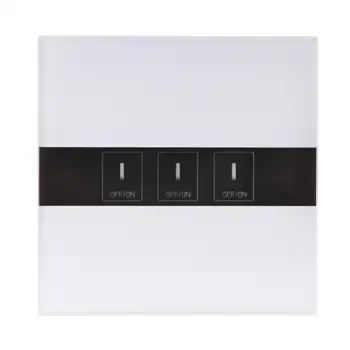 

3-Way WIFI Smart LED Switch Touch Switch Panel Ewelink APP Google Home Alexa Voice Control 90-250V 600W/Gang