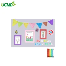 Мел Доска Классная доска наклейка съемный рисунок письмо доска для сообщений удерживайте магниты детская комната офис Декор стены игрушка подарок 60X40 см
