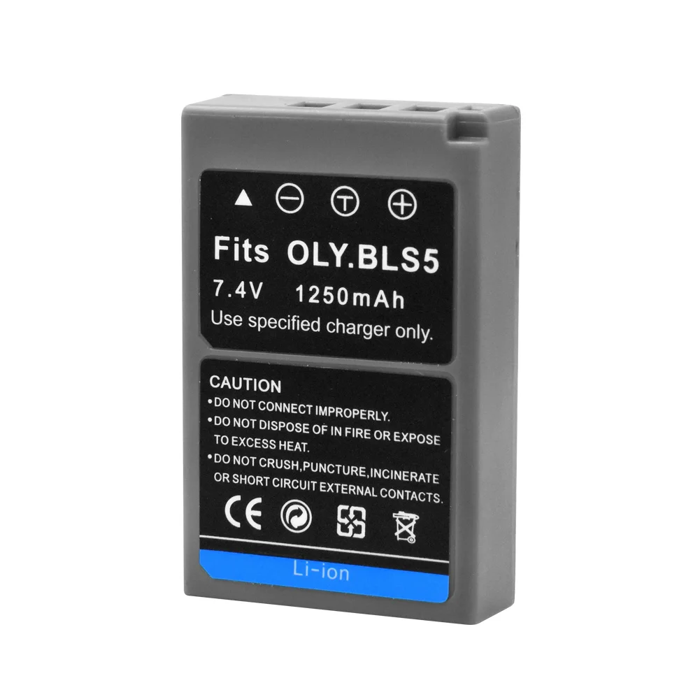 BLS-50 BLS-5 PS-BLS5 Батарея для Olympus цифровые камеры ручка E-PL2 E-PL5 E-PM2 стилус 1s OM-D E-M10 E-M10 Mark II E400 E410 E420