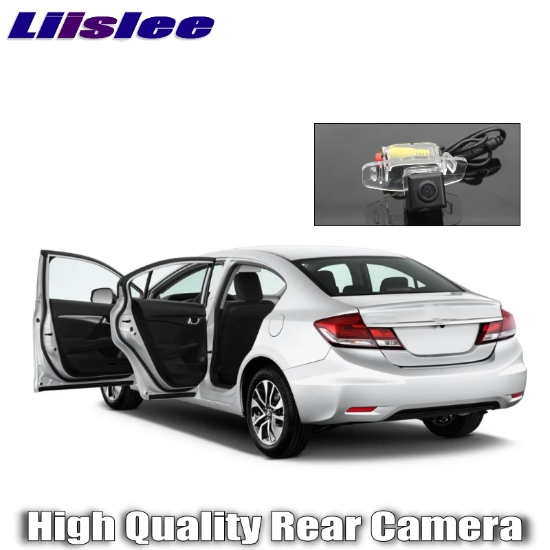 Liislee Car Camera For Honda Civic 9 Generation 2012~2015 High Quality Rear View Back Up Camera For Fans Use  CCD + RCA