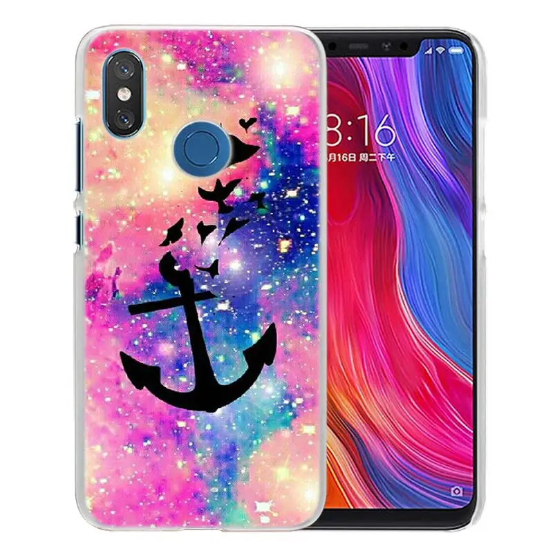 12 Для Xiao mi Red mi Note 7 Go 6 6A Pro S2 5 Plus 4X mi Play 8 lite A2 A1 Прозрачный жесткий пластиковый чехол для украшения блестящий красный - Цвет: 12