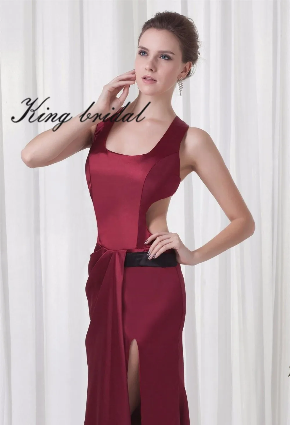Elegant-Burgundy-Ankle-Length-Elastic-Woven-Satin-Prom-Dresses-22691-80708