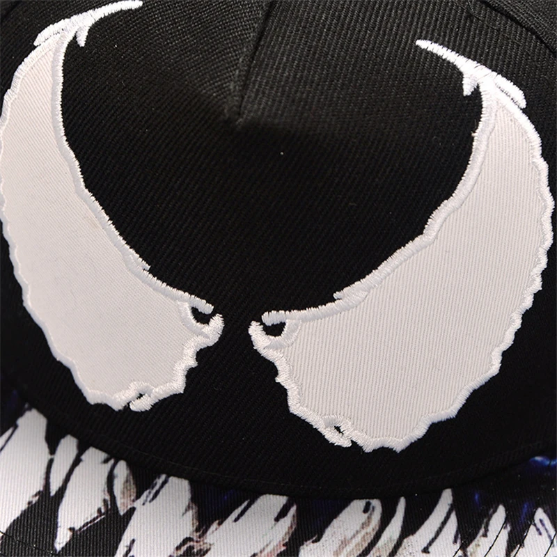 Веном бейсбольная кепка Cospaly костюм шляпа акриловая хип-хоп шляпы регулируемые женские мужские подарки на Хэллоуин