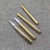 3ml Empty Gold Sliver Twist Pen Lip Gloss Eyelash Growth Serum Teeth Whitening Manicure Nail Care Cosmetic Container 15pcs/lot