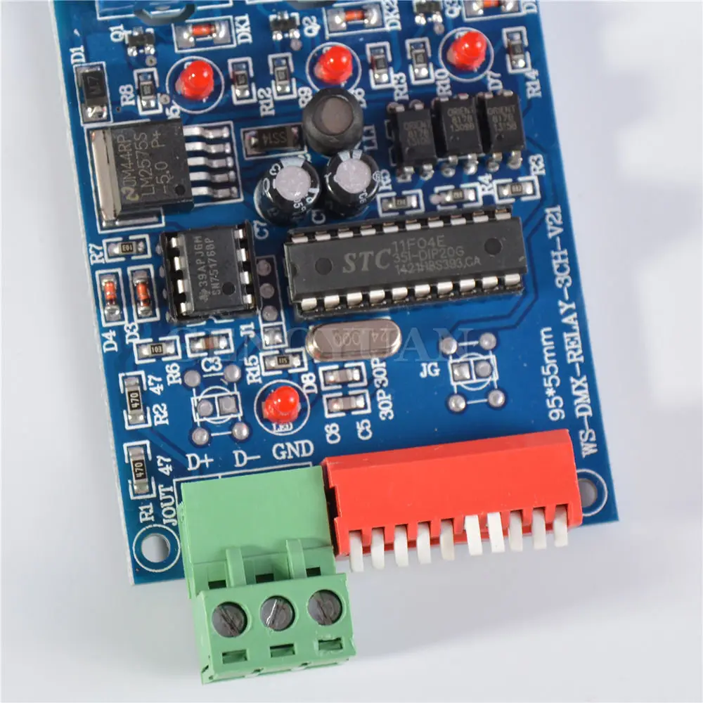 Scheda DMX Relay 4 Uscite - Controllo Dispositivi Via DMX 512 Per Illuminazione - Foto 3