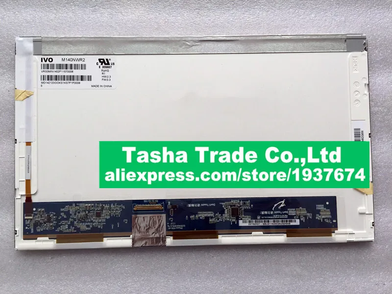 M140NWR2 R1 Иво 14 0 дюймов ЖК-дисплей Экран Дисплей LVDS 40 контакты 1366*768 нормальный