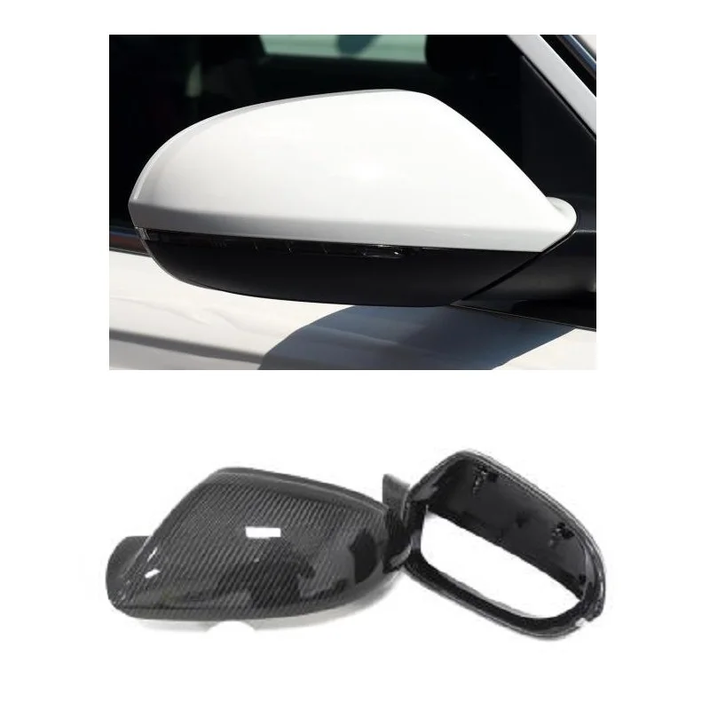Carbon Fiber Rear View Wing Mirror Cover for Audi A6 S6 RS6 C7 4G 2013