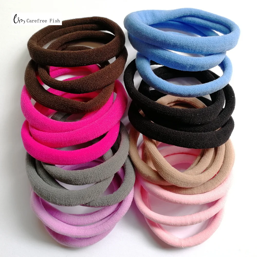 24pc/lot lady's classic black high qulity Quality hair holder Elastic