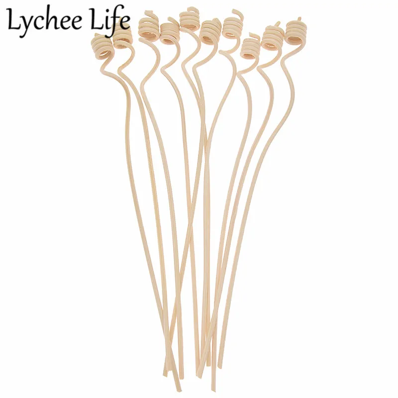 Reed diffuser refill sticks 10pcs Reed Diffuser Replacement Stick Wood Rattan Reeds Through Flowers Diffusers Accessories Modern DIY Home Decor