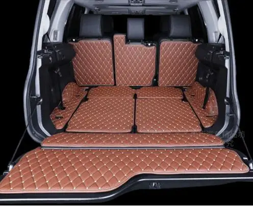 

Car Rear Full Trunk Tray Liner Cargo Mat Floor Protector Foot Pad Fits For Land Rover Discovery 4 LR4 2010-2016 Free Shipping