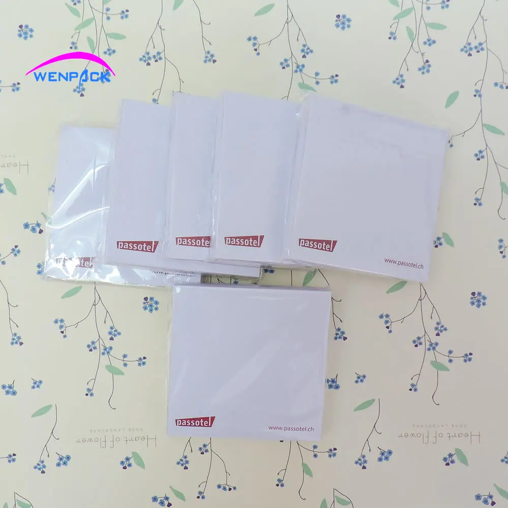 스티커 메모 용지, 사용자 정의 인쇄, 1 색, 로고 접착, 선물