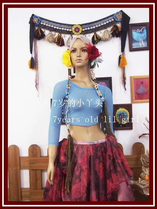 

Transparent thin belly danc top CUE07-10
