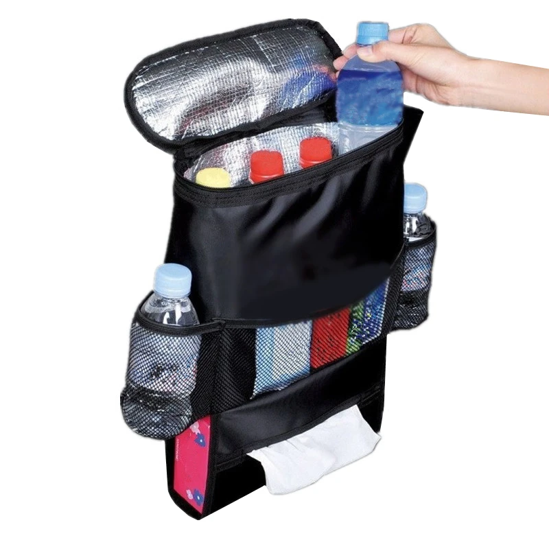 

Black Home Food Cooler Bag Beverage Storage Insulated Container Basket Picnic Dinner bag Organization Ice Pack Item Product Lots