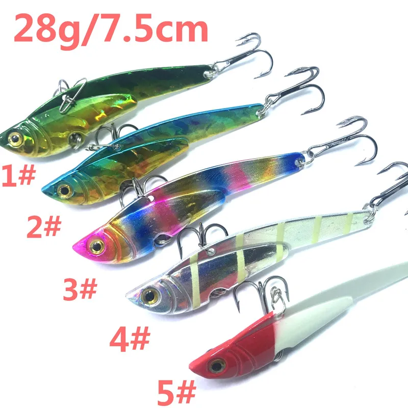 Ufishing Metal VIB Bait for Fishing 28g 7.5cm Sinking Fish Lure New Shaked Freshwater Lures 1 Piece/Lot | Спорт и развлечения