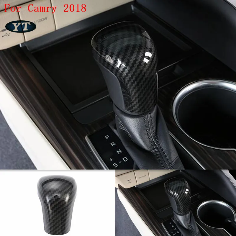

Auto hand Brake Trim Sticker For TOYOTA Camry 2018 2019 Interior moulding Accessories