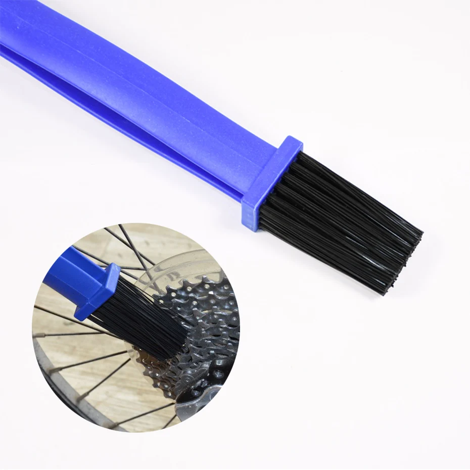 Cheap Portable Cycling Chain Cleaner Bicycle Cleaning Brush Toothed Cleaner Outdoor Bike Wheel Scrubber Tool for Road MTB Bicycle 8