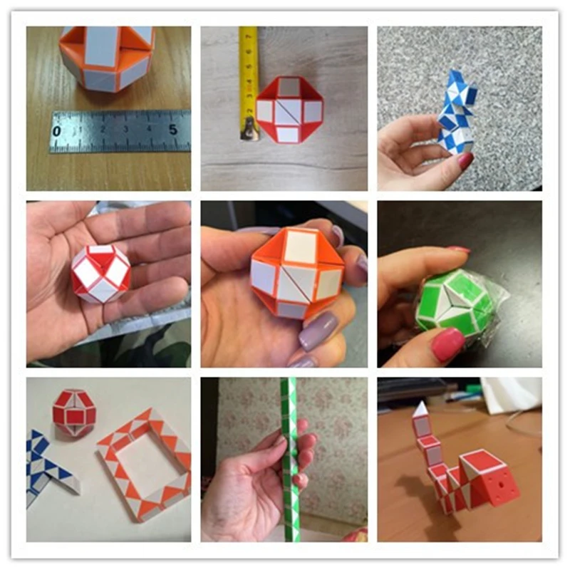 1 шт., обучающая игрушка, горячие пазлы, 3D, крутая змея, волшебная, разнообразие, Популярная Твист, детская игра, трансформируемый подарок, пластиковая головоломка для детей