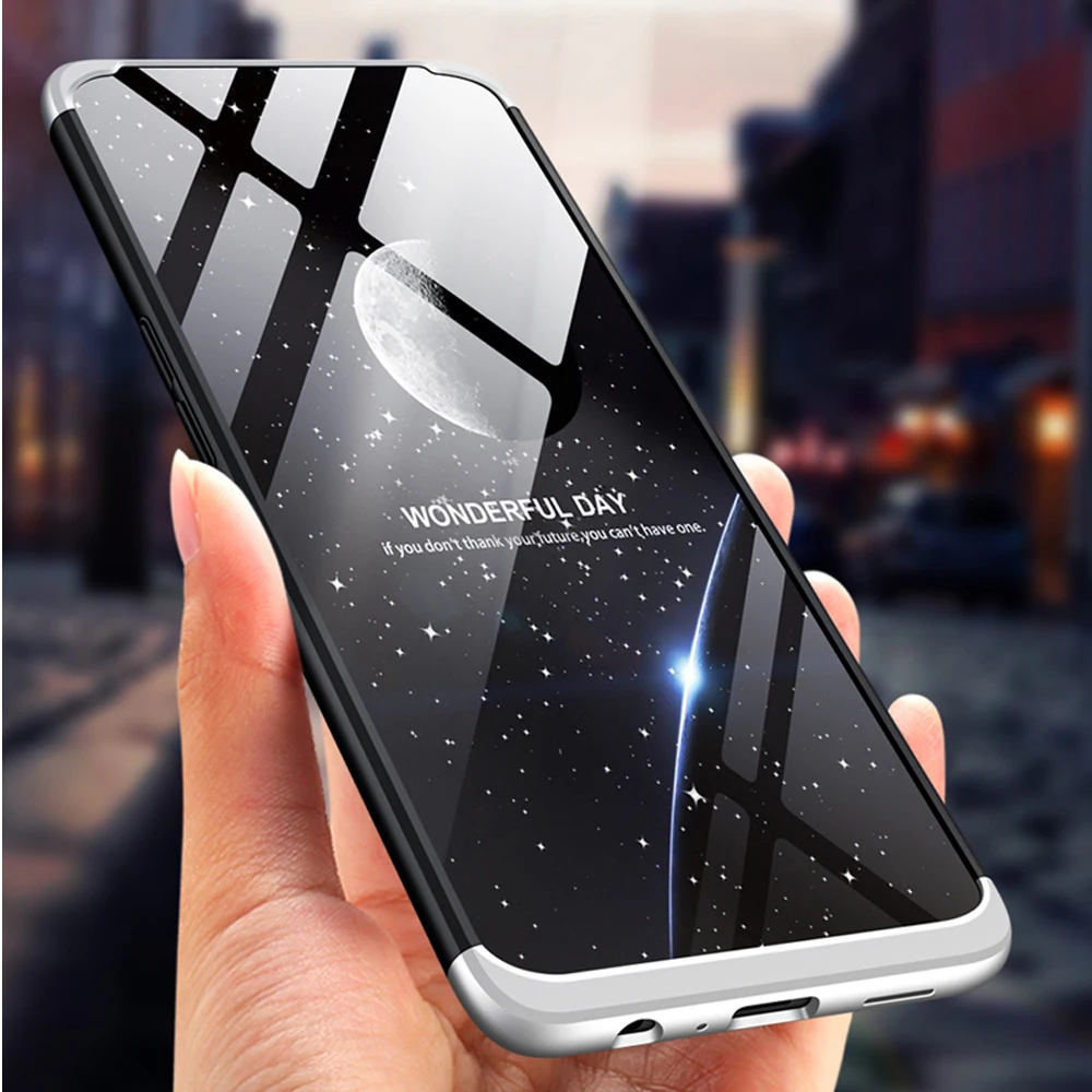 

CCDZ 360 Degree Full Protection Hard PC Matte Cover For OPPO F11 Pro Case Frosted 3 in 1 Back Coque Full Cover Body Phone Cases