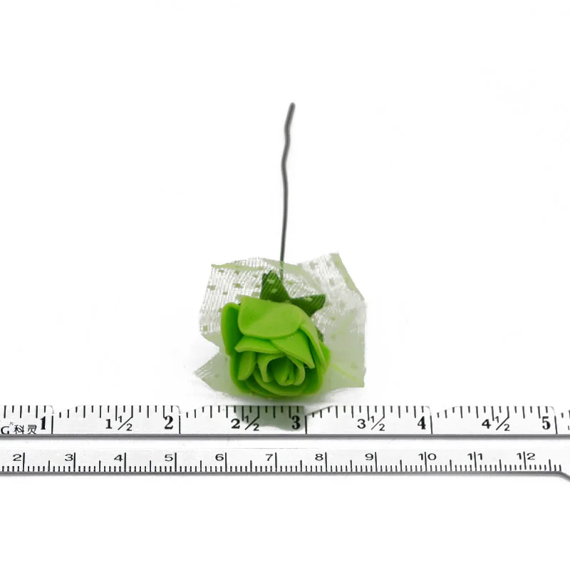 72/144 шт 2 см цветные мини Pe поролоновые головки роз Искусственные Шелковые цветы для свадебного украшения DIY головной убор невесты букет роз