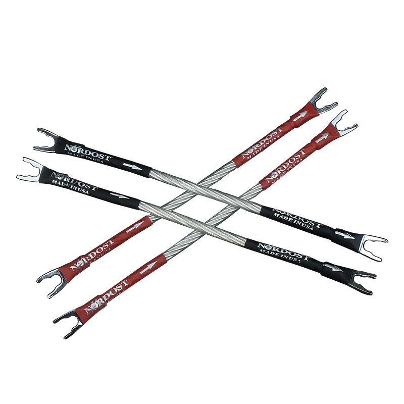 

Free shipping 4pcs moonsaudio Odin Hi-End Hifi audio Odin Silver Plated Jumper Cable hifi speaker Jumper speaker cable