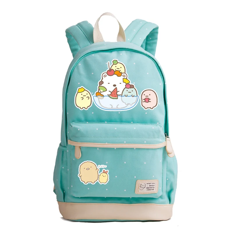 Kawaii sumikkourashi холщовые школьные сумки милые женские розовые рюкзаки Mochila Feminina девочки походный рюкзак для ноутбука рюкзак
