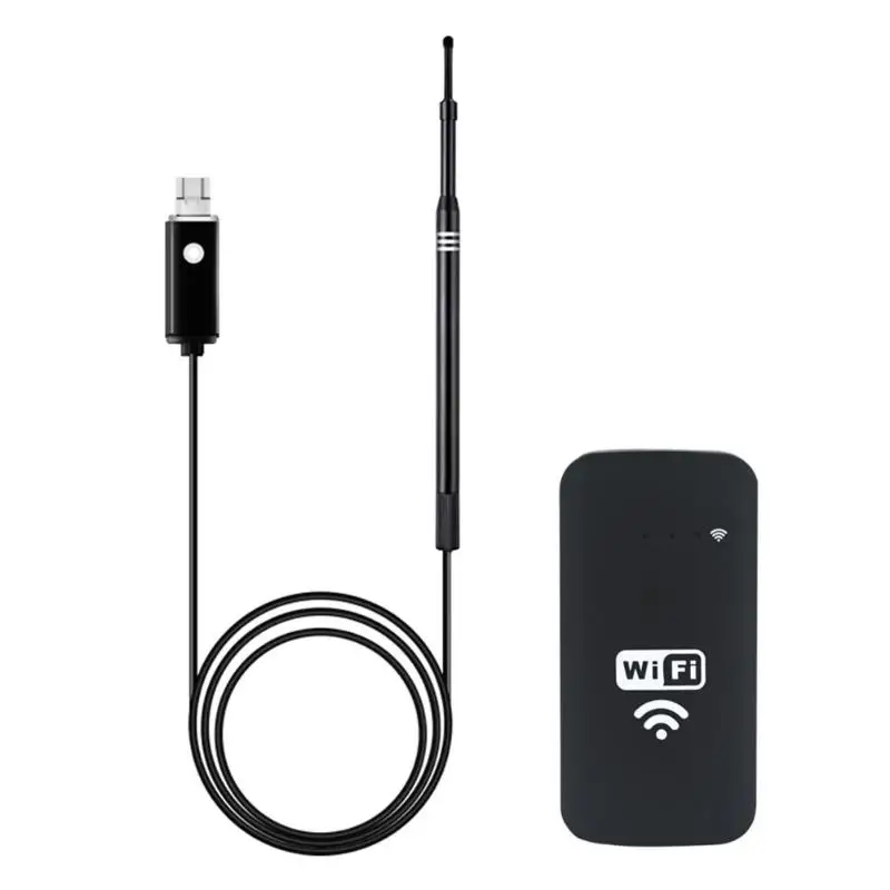 

VODOOL Mini Wireless WiFi Camcorders 180*90*40mm 0.3MP Inspection Camera for Visual Ear Spoon for Andorid/IOS