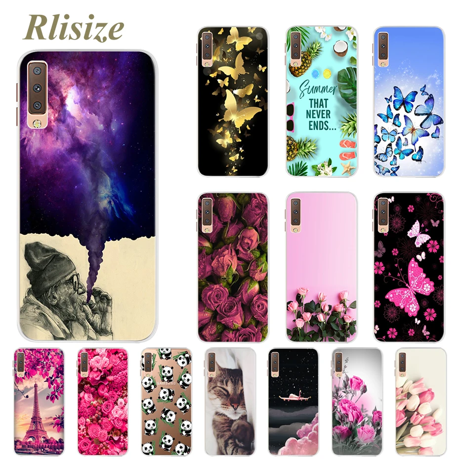 

For Samsung A7 2018 Case 6.0 inch Soft Clear Silicone Back Cover for Samsung Galaxy A7 2018 A 7 A750F A750 SM-A750F Cases Bumper