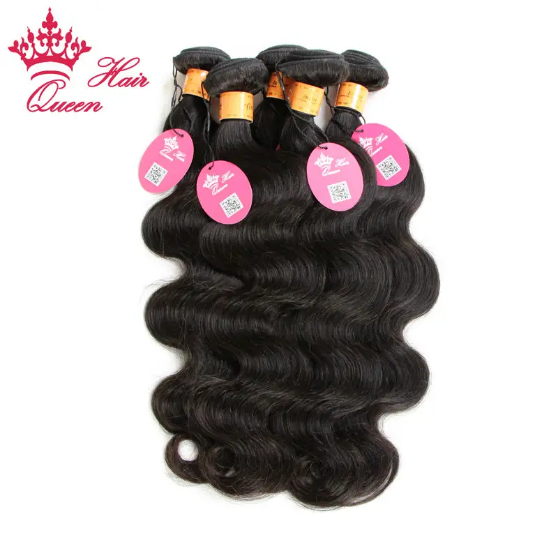 

Queen Hair Products Wholesale Indian Virgin Hair Body Wave Unprocessed Human Hair Weave Hair Extensions 10pcs/Lot