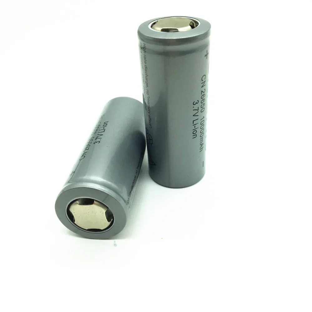 1 шт./лот 26650 Перезаряжаемые батареи 10000 mah 3,7 V фонарик с литий-ионной батарейкой батарея