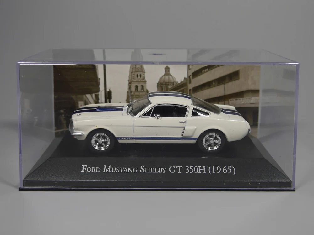 Авто ИНН-иксо 1:43 Ford Mustang Shelby GT 350H 1965 литая модель автомобиля