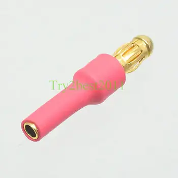 

2pcs 3.5MM Male to 2.0MM 2MM Female Bullet Plug Connector Adapter No wires