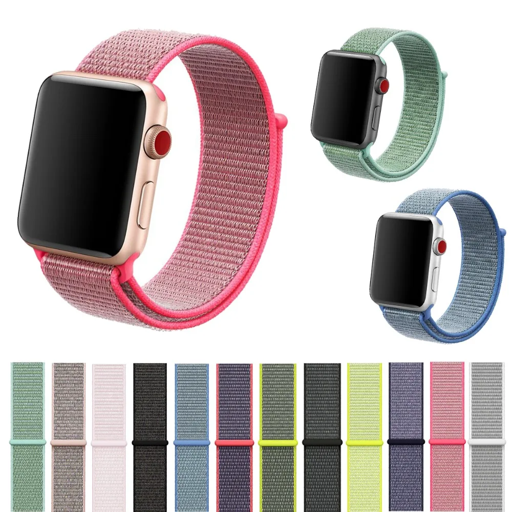 

For Apple watch Band Series 1 Series2 Series3 Nike+ Hermes Edition Nylon Sport Replacement Band For Apple watch Band 38MM 42MM