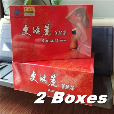 1.4 Grams*20 Bags/Box Geng Jiao Li Sliming Tea Kancura Herbal Tea Weight Loss - Цвет: 2 boxes