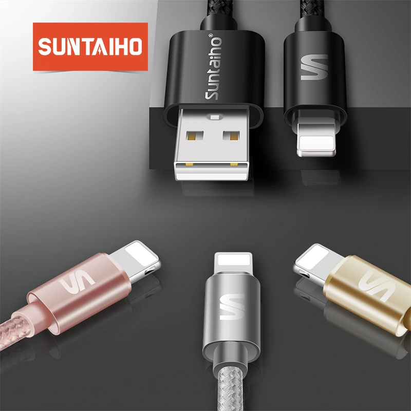 

Suntaiho 25cm 1m 2m 3m Data USB Charger Charging Cable for iPhone 6 S 6S 7 8 Plus X 10 XR XS MAX 5 5S SE Origin accessory wire